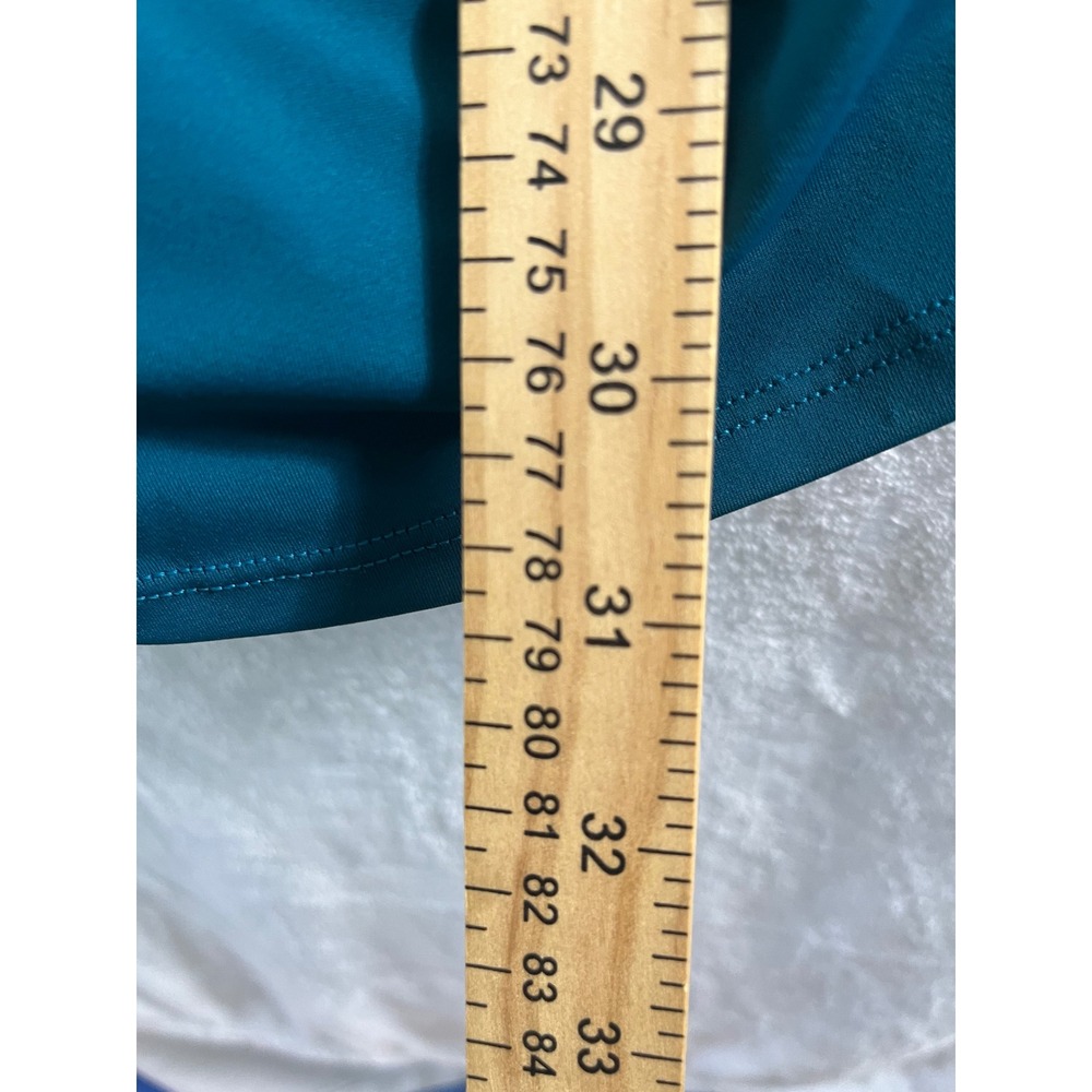 Kim Gravel Swimsuits For All One Piece Women 20W Teal Wrap Front Ruched - Picture 4 of 12